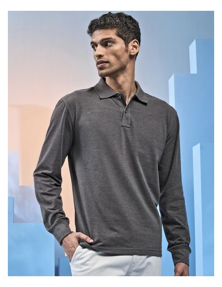 ASQ-AQ030-Mens Classic Fit Long Sleeved Polo 2